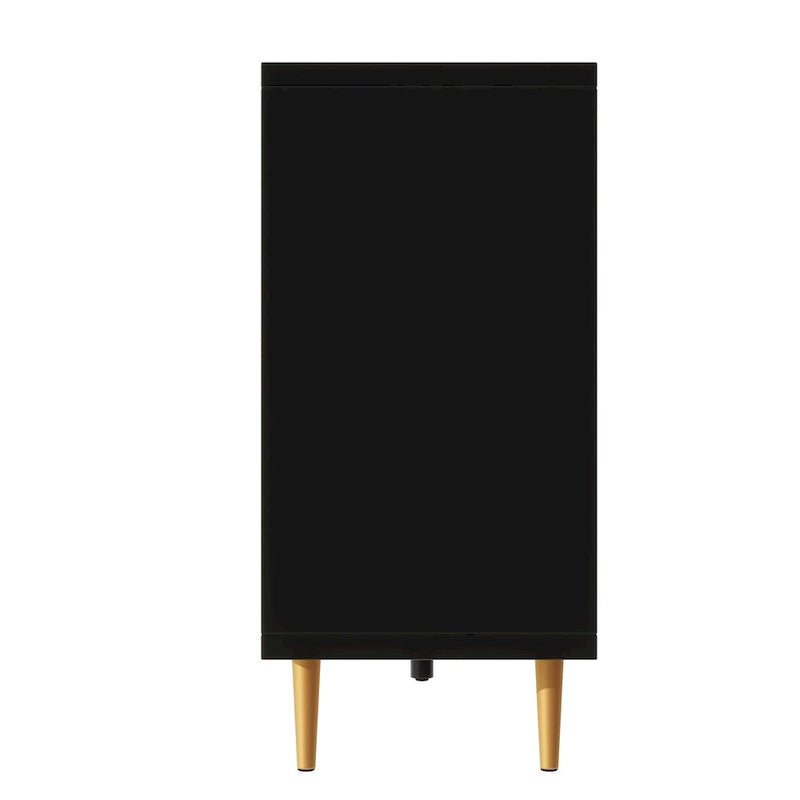 Mueble para TV de 65 pulgadas con 3 puertas y estantes ajustables