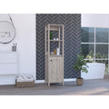 Armario para ropa de baño con 4 estantes y una puerta