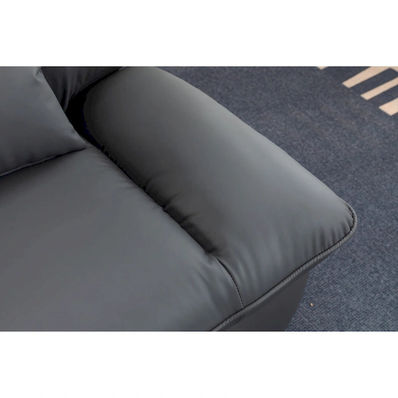 Sillón reclinable giratorio 270° con altavoz y puertos de carga