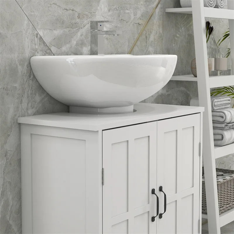 Mueble para debajo del fregadero con estante ajustable, fregadero no incluido