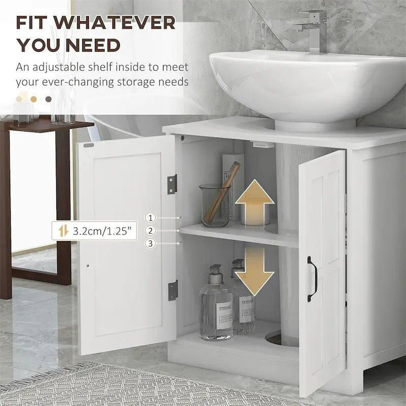 Under-Sink Cabinet with Adjustable Shelf, Sink Not Included