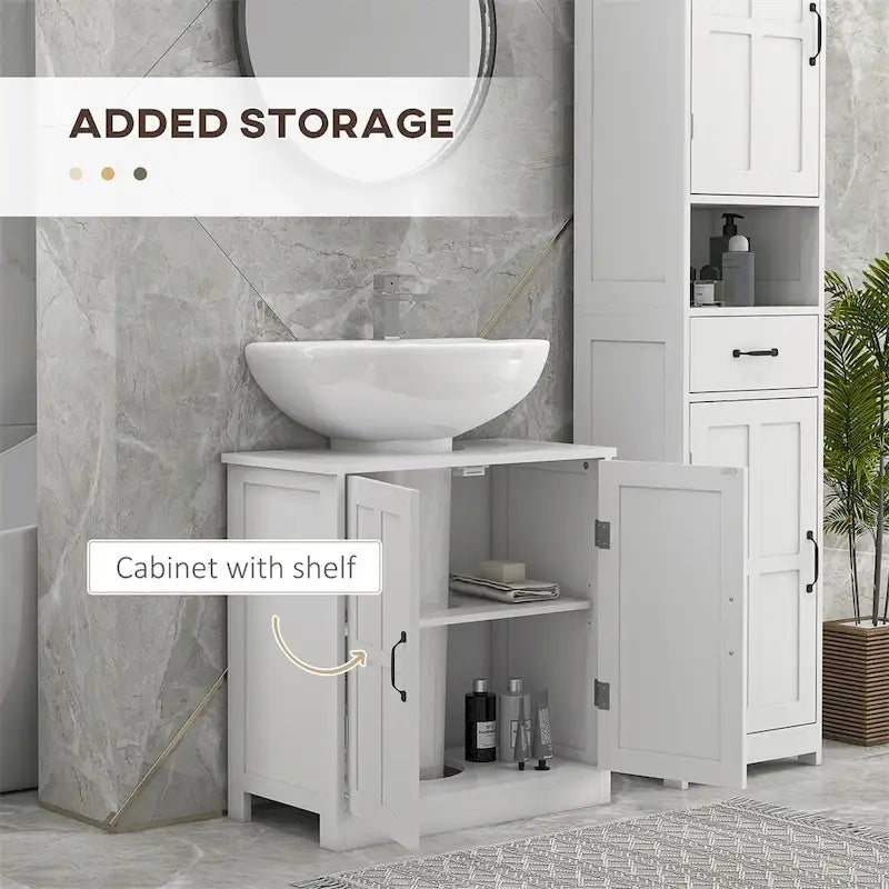 Under-Sink Cabinet with Adjustable Shelf, Sink Not Included